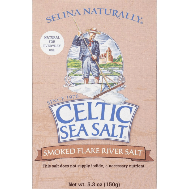 Celtic Sea Salt Smoked Flake River Sea Salt, 5.3 oz Pantry Celtic Sea Salt 