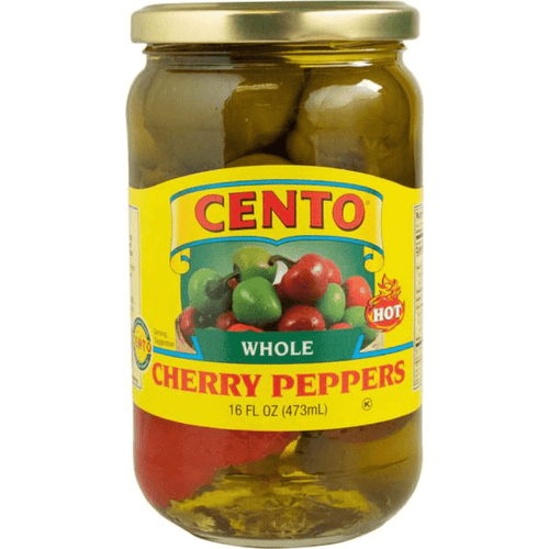 Cento Hot Whole Cherry Peppers, 16 oz Fruits & Veggies Cento 