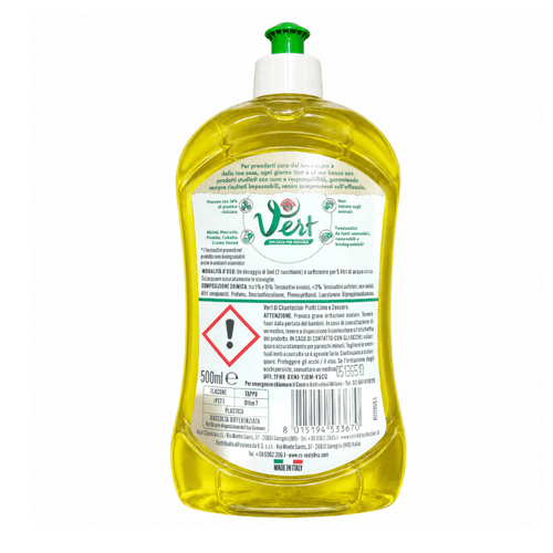 Chanteclair Vert Lime & Ginger Dish Washing Detergent, 500mL Home & Kitchen Chanteclair 