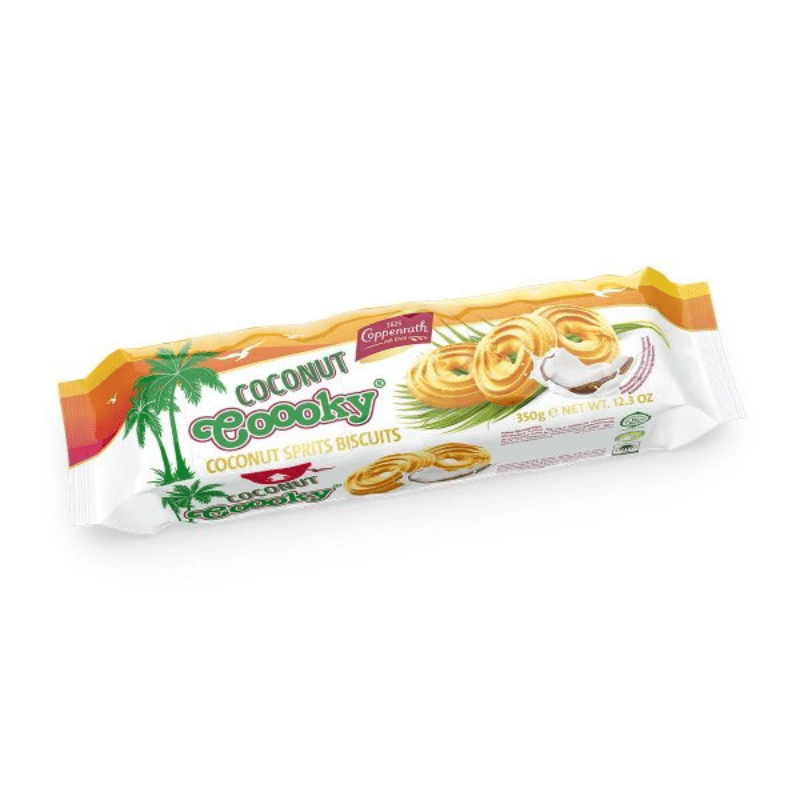 Coppenrath Cooky Coconut spritz Biscuits, 12.3 oz Sweets & Snacks Coppenrath 