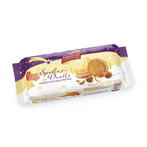 Coppenrath Sandwich Cookies with Hazelnut, 7 oz Sweets & Snacks Coppenrath 