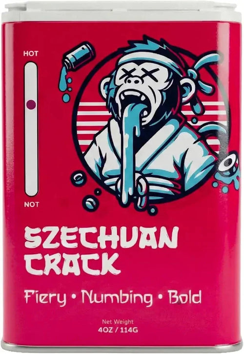 Crack Spice Szechuan, 4 oz Sauces & Condiments Crack 