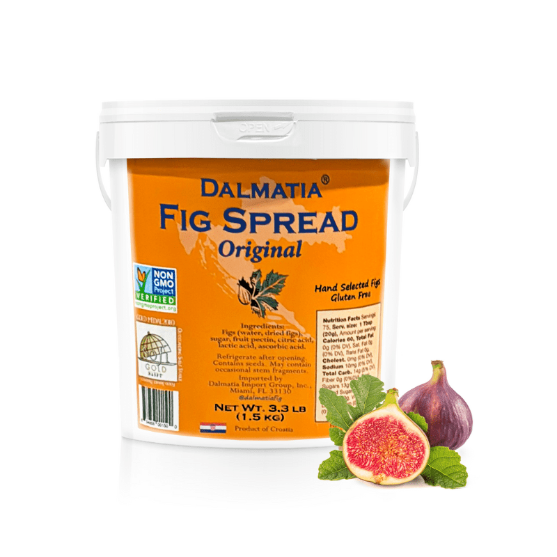 Dalmatia Fig Spread Tub, 3.5 lbs Pantry Dalmatia 