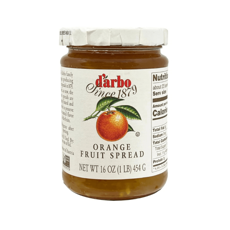 D'arbo Orange Fruit Spread, 16 oz | Supermarket Italy