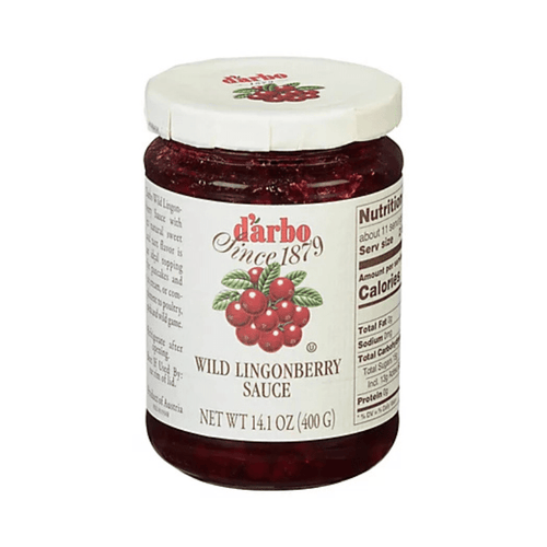 D'Arbo Wild Lingonberry Sauce, 14.1oz Pantry d'arbo 