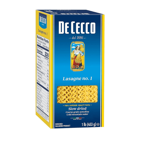 De Cecco Lasagne (Lasagna) Pasta, 1 lb Pasta & Dry Goods De Cecco 