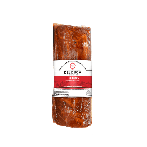 Del Duca Hot Coppa, 3.5 Lbs [Refrigerate After Opening] Meats Del Duca 