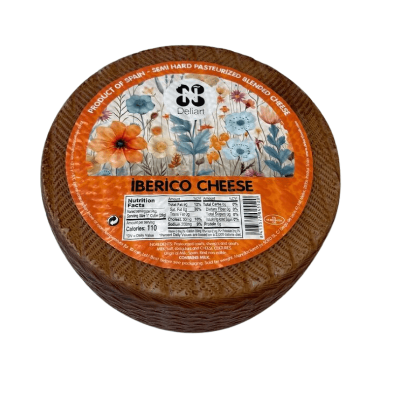 Deliart Semi Hard Iberico Cheese, 6 Lbs Cheese Deliart 
