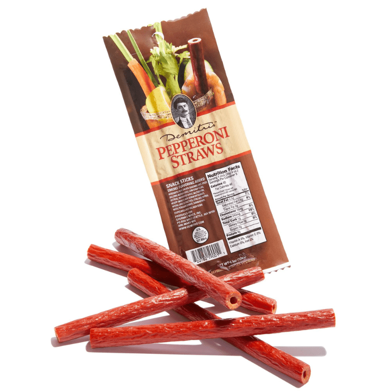 Demitri’s Bloody Mary Pepperoni Straws, 4.5 oz For the Bar Demitri's 