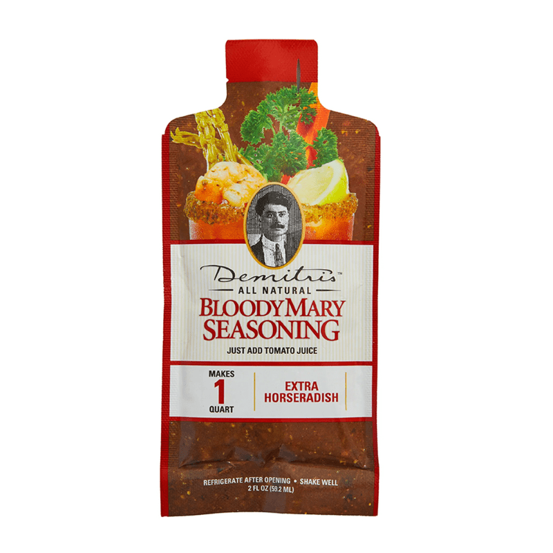 Demitri’s Extra Horseradish Bloody Mary Seasoning, 2 oz For The Bar Demitri's 