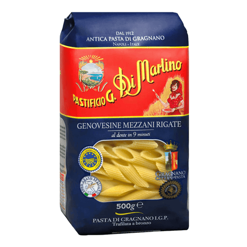 Di Martino Genovesine Mezzanelli Rigate I.G.P Pasta, 17.6 oz (500g) Pasta & Dry Goods Di Martino 