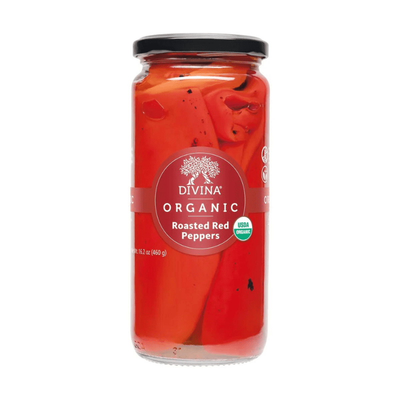 Divina Organic Roasted Red Peppers, 16.2 oz Fruits & Veggies Divina 