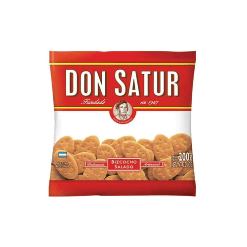 Don Satur Bizcochitos Salados Classic Salty Biscuits, 7.05 oz Sweets & Snacks vendor-unknown 