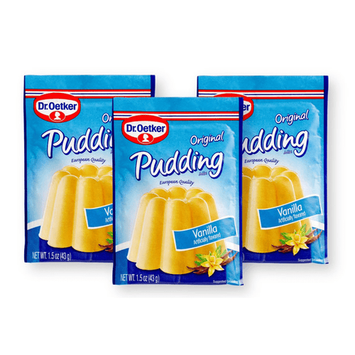 Dr. Oetker Original Vanilla Pudding Mix, Pack of 3 (1.5 oz each) Pantry Dr. Oetker 