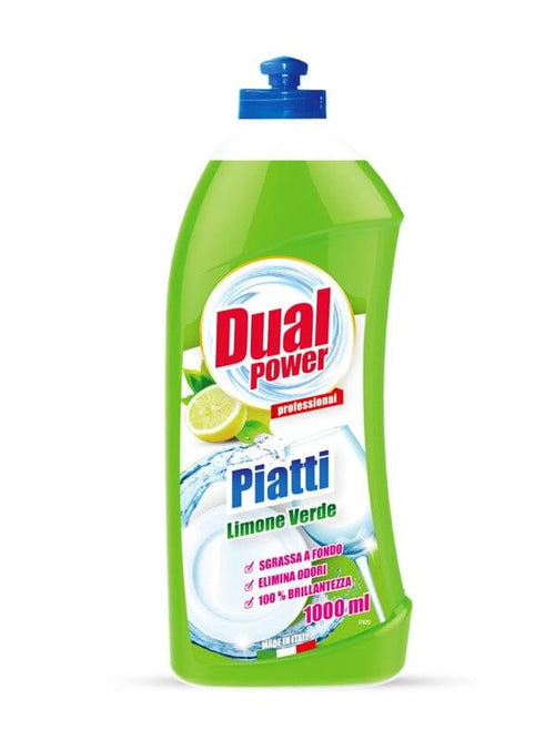Dual Power Piatti Limone Verde, 1 Liter.