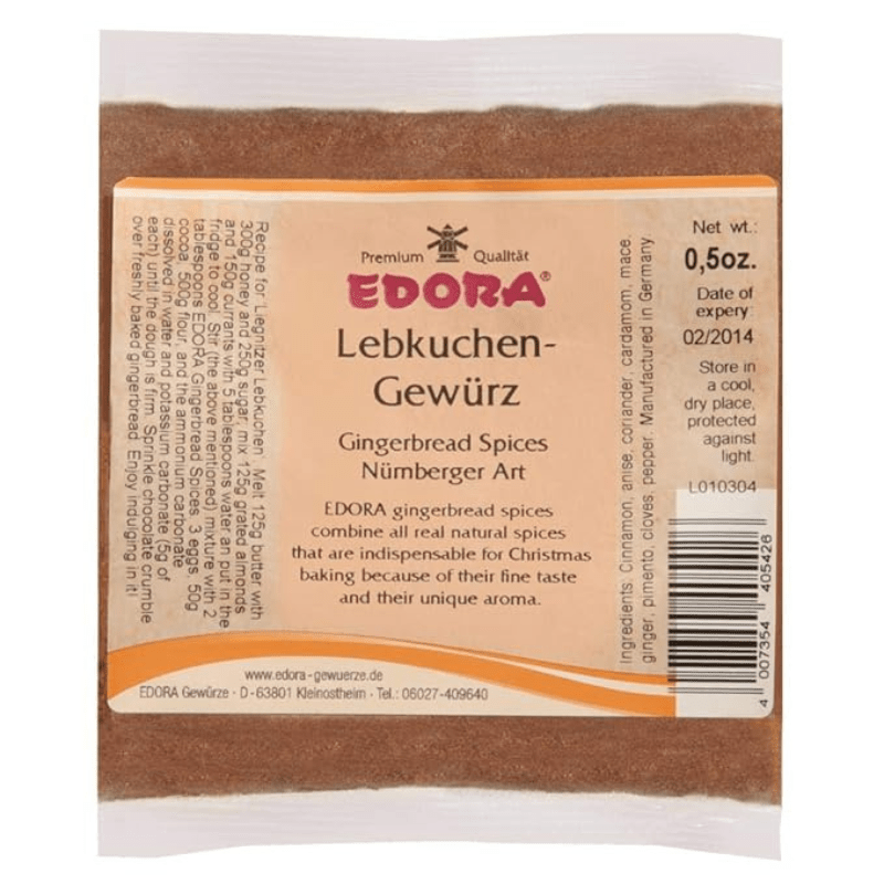 Edora Gingerbread Spices, 0.5 oz Pantry Edora 