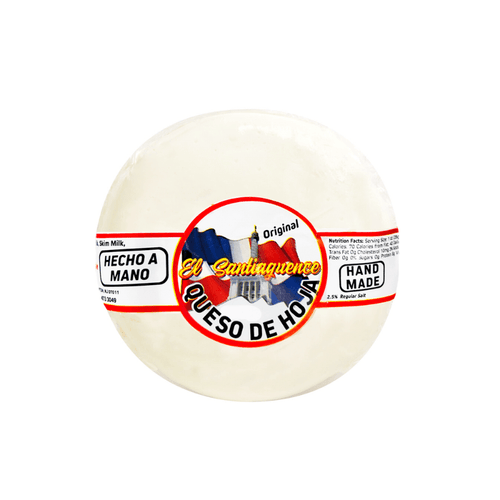 El Santiaguence Queso de Hoja, 1 lb Cheese El Santiaguence 