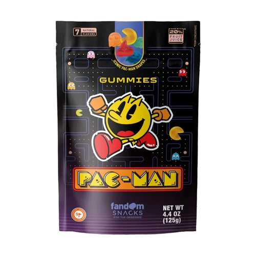 Fandom Snacks PAC-MAN™ Fruit Gummies, 4.4 oz – Officially Licensed PAC-MAN Candy.