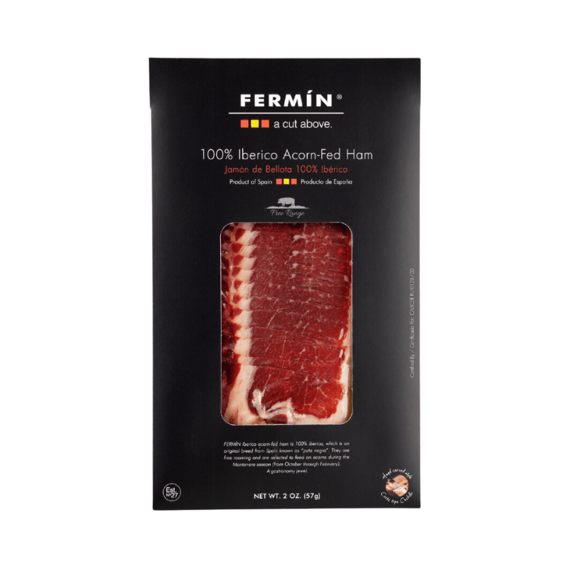 Fermin 100% Iberico Acorn-Fed Ham 2 Pack, 2 oz [Refrigerate after Opening] Meats Fermin 