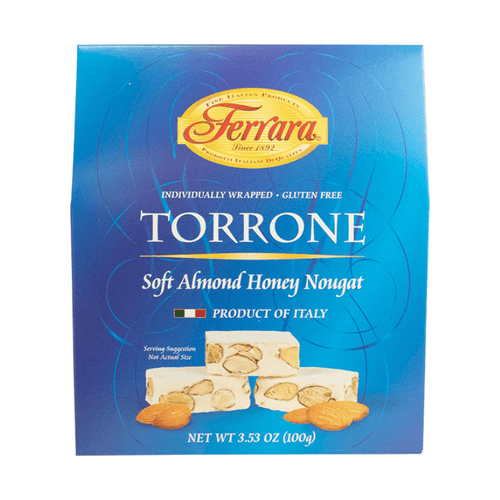 Ferrara Almond Honey Nougat Miniature Torrones, 3.53 oz Sweets & Snacks Ferrara 