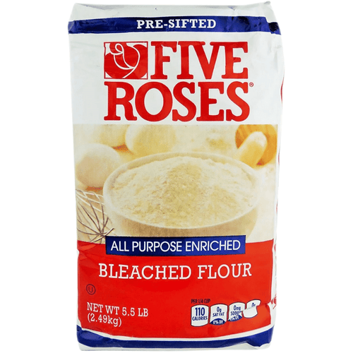 Five Roses Bleached All Purpose Flour Bag, 5.5 Lbs Pantry Five Roses 