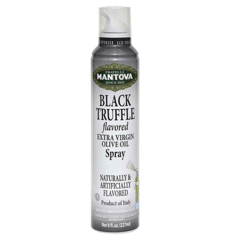Fratelli Mantova Black Truffle Flavored Extra Virgin Olive Oil Spray, 8 fl oz Oil & Vinegar Fratelli Mantova 