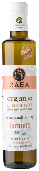 Gaea Organic Authentic Greek Extra Virgin Olive Oil, 16.9 fl oz Oil & Vinegar Gaea 