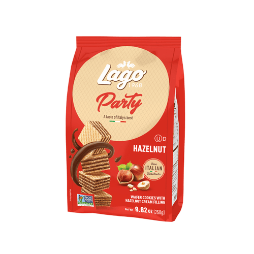 Gastone Lago Hazelnut Party Wafers, 8.8 oz Sweets & Snacks Gastone Lago 