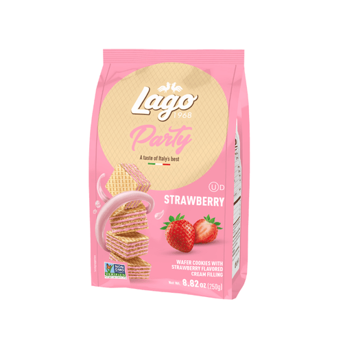 Gastone Lago Strawberry Wafers, 8.8 oz Sweets & Snacks Gastone Lago 