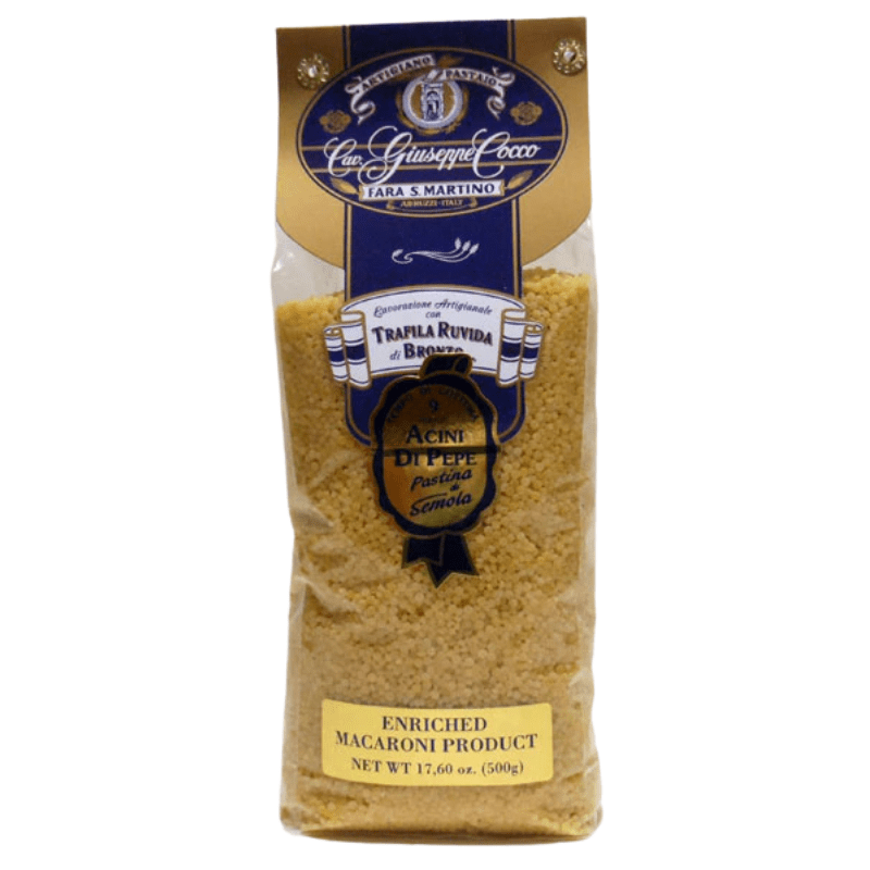 Giuseppe Cocco Acini Di Pepe, 17.6 oz Pasta & Dry Goods Giuseppe Cocco 