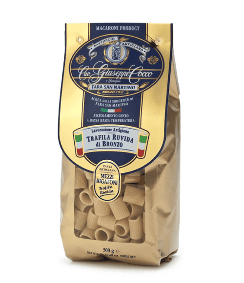 Giuseppe Cocco Mezzi Rigatoni (Ruvida), 17.6 oz Pasta & Dry Goods Giuseppe Cocco 