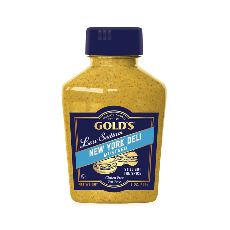 Gold’s NY Deli Low Sodium Mustard, 9 oz Sauces & Condiments Gold's 
