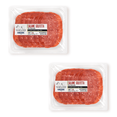 Golfera Golfetta Pre-Sliced Salami, 3 oz (2 Pack) Meats Golfera 