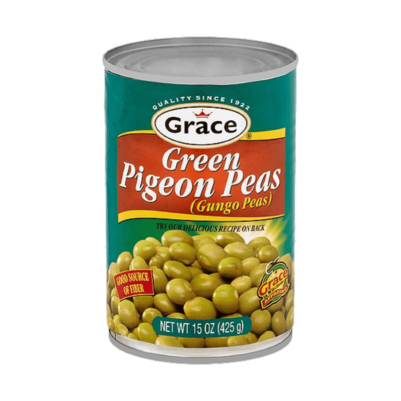 Grace Green Pigeon Peas, 15 oz Pantry Grace 