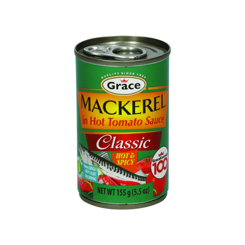 Grace Hot and Spicy Mackerel, 5.5 oz Seafood Grace 