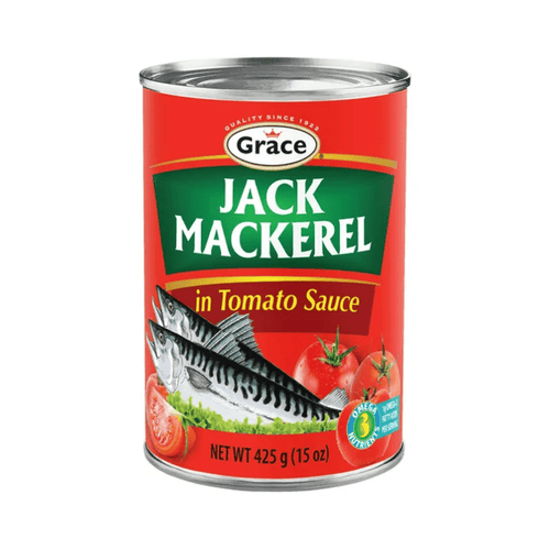 Grace Jack Mackerel in Tomato Sauce, 15 oz Seafood Grace 