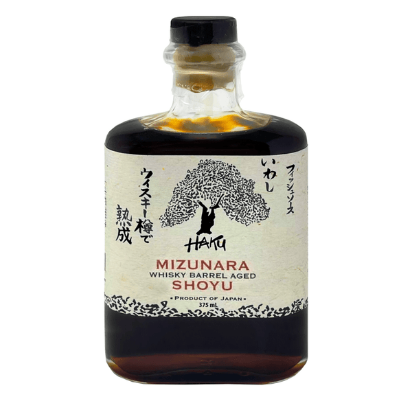 Haku Mizunara Whiskey Barrel Aged Shoyu, 12.68 oz | Supermarket Italy