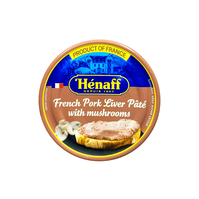 Henaff French Pork Liver Pate with Mushrooms, 4.5 oz Pantry Henaff 