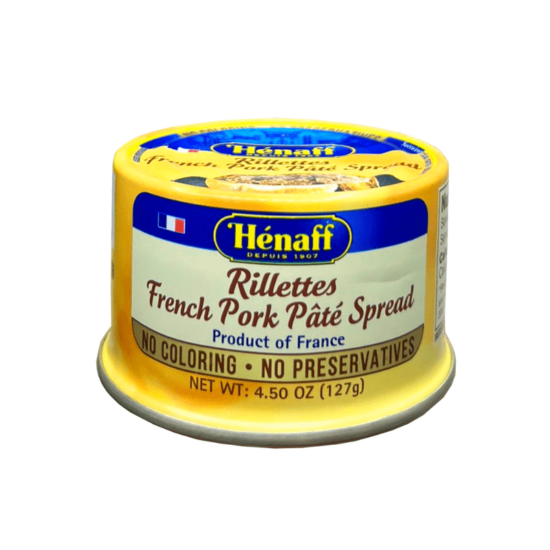 Henaff French Pork Pate Spread Rillettes 4.5 oz Pantry Henaff 