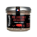 Henaff Pork Liver Confit with Black Pepper, 3.2 oz.
