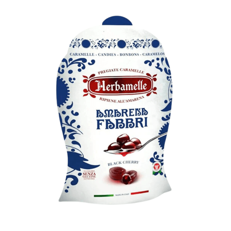 Herbamelle Fabbri Amarena Black Cherry filled Candies, 2.65 oz Sweets & Snacks Herbamelle 