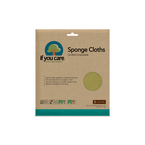 If You Care Sponge Cloths, 5 Count Home & Kitchen If You Care 