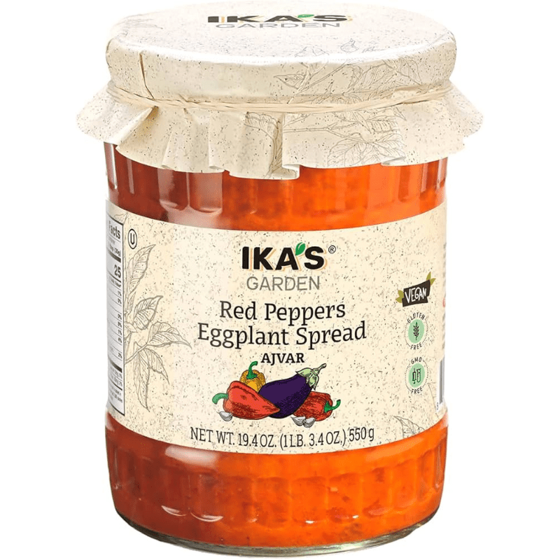 Ika’s Garden Kosher Red Peppers & Eggplant Spread, 19.4 oz Fruits & Veggies Ika’s Garden 