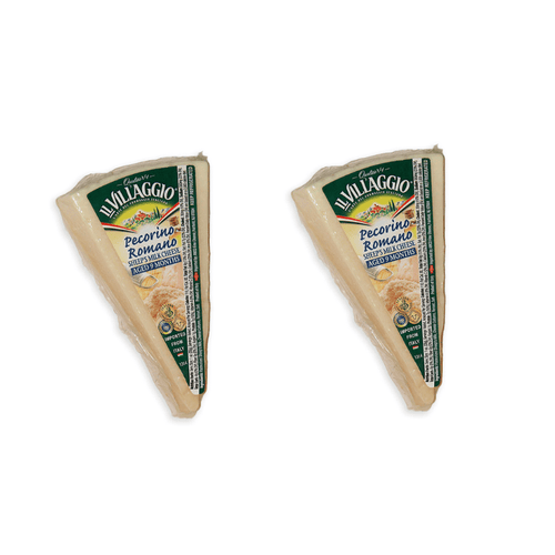 Il Villaggio 9 Months Pecorino Romano Cheese Wedges, 5 oz [Pack of 2] Cheese Il Villaggio 
