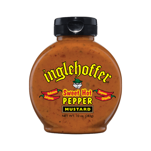 Inglehoffer Sweet Hot pepper Mustard, 10 oz Sauces & Condiments Inglehoffer 