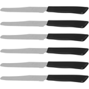 Inoxbonomi Italian Table Stainless Steel Knife 11 cm Black, Set of 6 Home & Kitchen Inoxbomi 