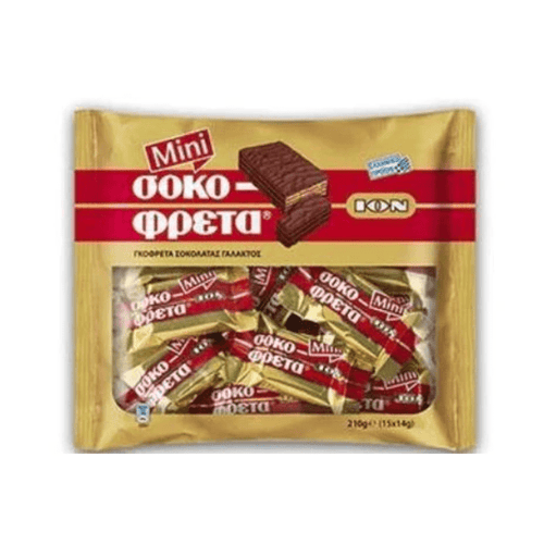 ION Mini ChocoFreta Milk Chocolate Covered Wafers, 7.4 oz Sweets & Snacks vendor-unknown 