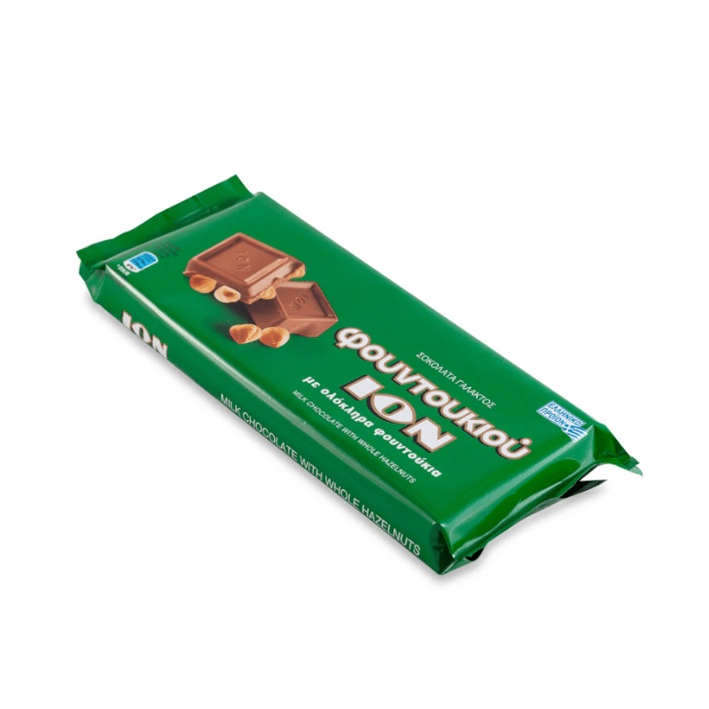 ION Traditional Greek Chocolate With Hazelnuts, 7 oz | Supermarket Italy