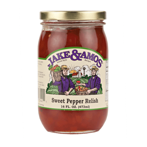 Jake & Amos Sweet Pepper Relish, 16 oz.