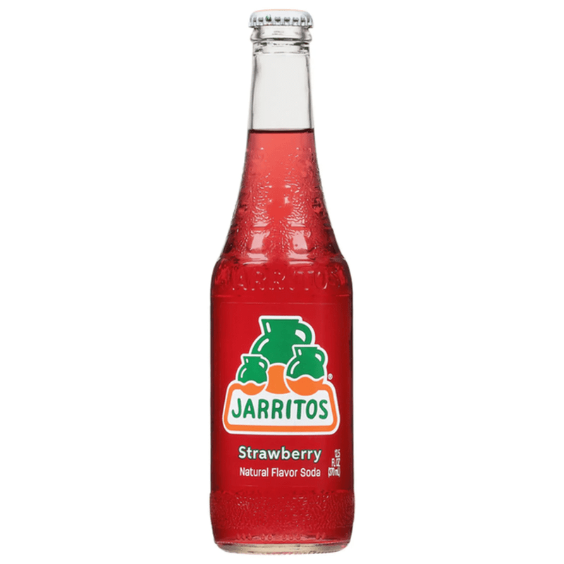 Jarritos Strawberry Premium Soda, 12 oz Beverages Jarritos 
